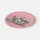 Osterbrunnenkaffee Pappteller (Schrägansicht)