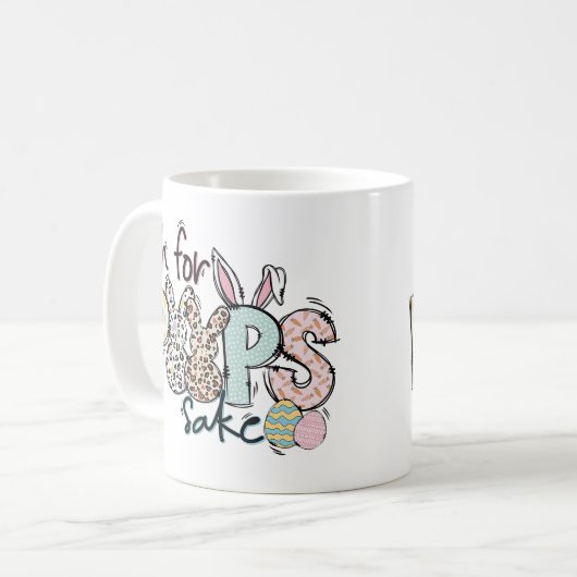 Osterbrunnens, für Piepse schlafen! Kaffeetasse (Vorderseite Links)