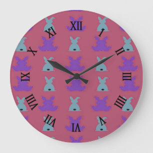 Osterbündel Große Wanduhr