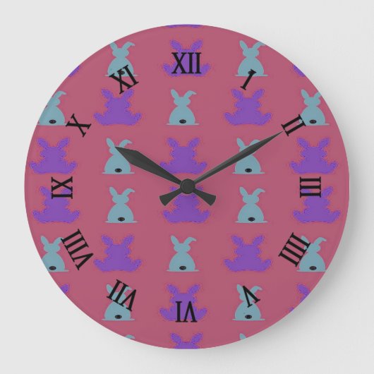 Osterbündel Große Wanduhr (Vorderseite)