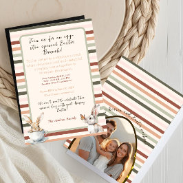 Osterbündel mit benutzerdefiniertem Foto Einladung