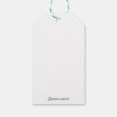 Osterbündel Niedlich elegant knickig bunt CC0944 Geschenkanhänger (Rückseite)