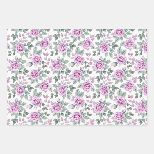 Osterbünen und Blume Geschenkpapier Set (Vorderseite 2)