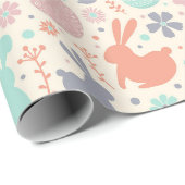 Osterbunnien & Eier Geschenkpapier (Rolleneckpunkt)