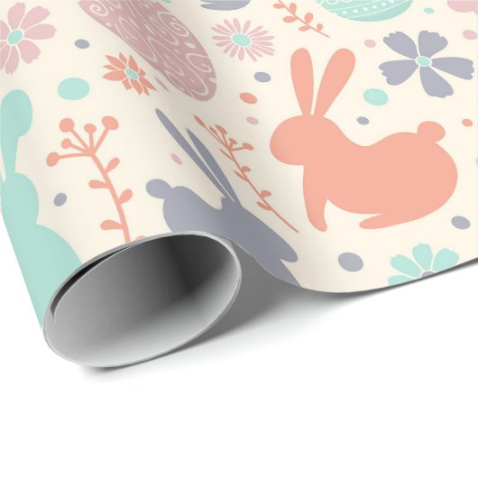 Osterbunnien & Eier Geschenkpapier (Rolleneckpunkt)