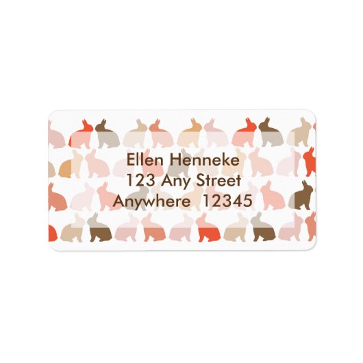 OsterBunnies Adressaufkleber (Vorne)