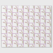 OsterBunnies auf Weiß Geschenkpapier (Flach)