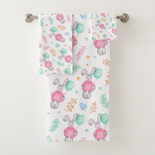 OsterBunnies Badhandtuch Set (Insitu)