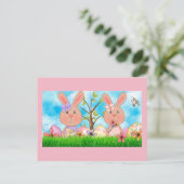 OsterBunnies Feiertagspostkarte (Stehend Vorderseite)