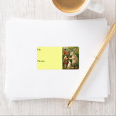 Osterbunnies mit Eiern Adressaufkleber (Insitu)