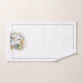 OsterBunnies mit Korb und Tulpen Badhandtuch Set (Handtuch)