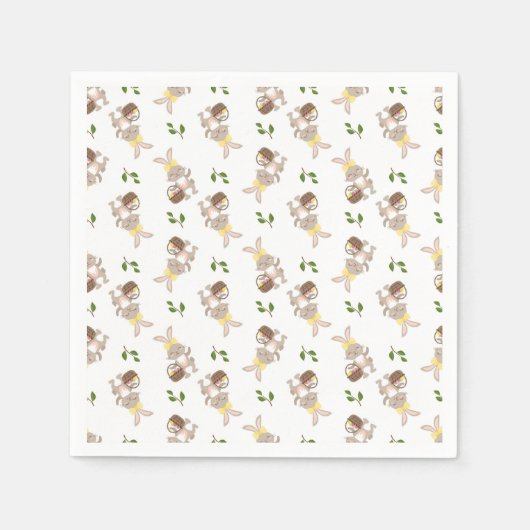 OsterBunnies Napkins Serviette (Vorderseite)