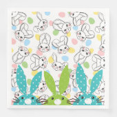 OsterBunnies Serviette (Vorderseite)