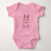 Osterbunny Baby Geschenke Baby Osterfest Strampler (Vorderseite)