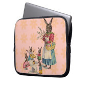Osterbunny Chckens Bunnies Eggs Laptopschutzhülle (Vorderseite Links)