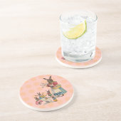 Osterbunny Chckens Bunnies Eggs Sandstein Untersetzer (Seite)