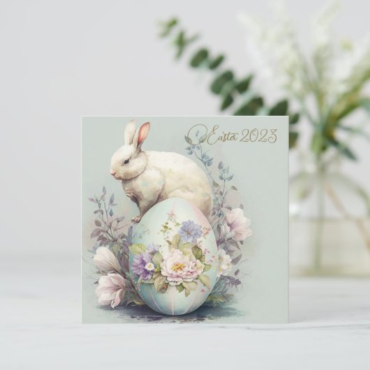Osterbunny Florals (Stehend Vorderseite)