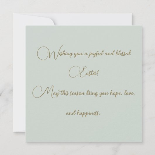 Osterbunny Florals (Rückseite)