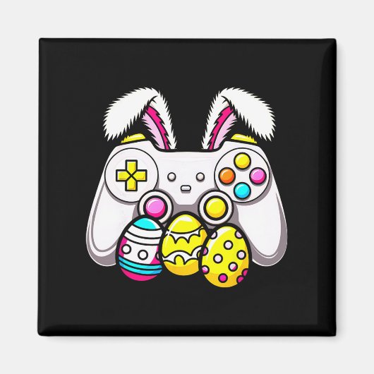 Osterbunny Gamepad Eggen Gaming for Kids BO Magnet (Vorne)