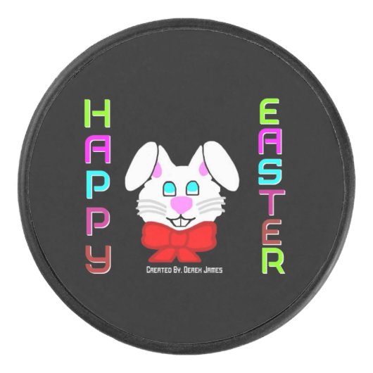 Osterbunny Hockey Puck (Vorderseite)