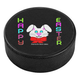 Osterbunny Hockey Puck