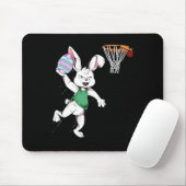 Osterbunny Kids Boys Männer Rabbit Dunking Basketb Mousepad (Mit Mouse)