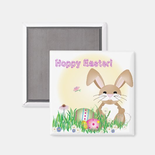 Osterbunny Magnet (Vorderseite/Rückseite)