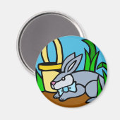 Osterbunny Magnet (Vorderseite/Rückseite)