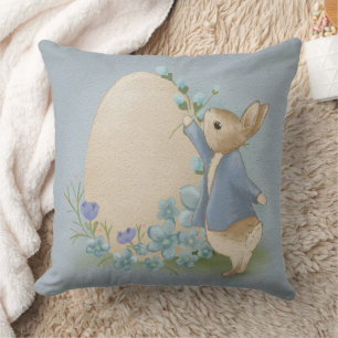 Osterbunny Peter Throw Kissen
