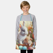 Osterbunny Rabbit Kids Schürze (Getragen)
