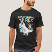 Osterbunnysaurus T Rex Dino Dabbing Rabbit Boys T-Shirt (Vorderseite)