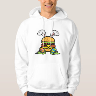 Osterburger Bunny Egg Niedlich Food Feinschmecker  Hoodie