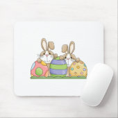 Osterbüsche und Eier Mousepad (Mit Mouse)