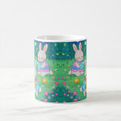 Osterbüsen mit Ostereiern Kaffeetasse (Mittel)