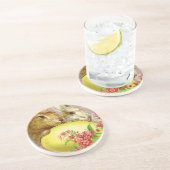 Osterbüsen und Vintager Untersetzer Ei (Seite)