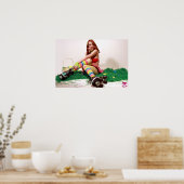 OsterButton auf Poster (Küche)