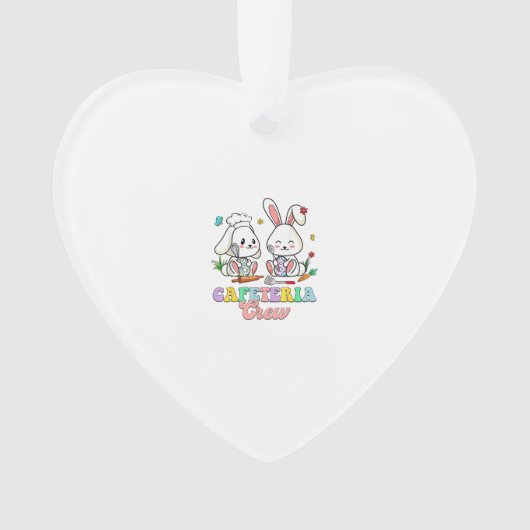 Ostercafeteria-Mitarbeiter-Lunch-Lady-Schulcafeter Ornament (Vorderseite)