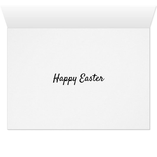 Osterchicks Grußkarte (Innenansicht Horizontal (Unten))