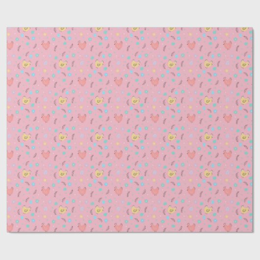 Osterchicks Osterwrapppapier Geschenkpapier (Flach)