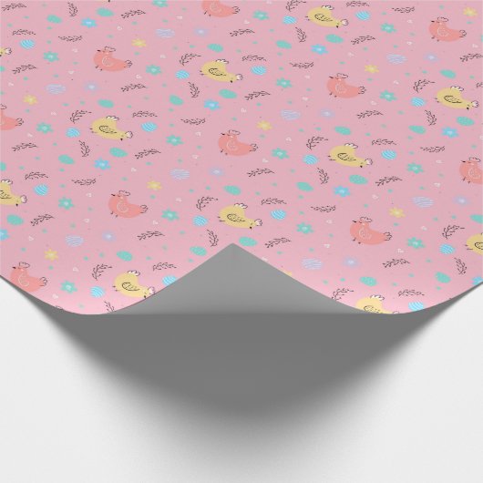 Osterchicks Osterwrapppapier Geschenkpapier (Ecke)
