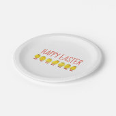 Osterchicks Papier Teller (Schrägansicht)