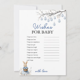 OsterChinoiserie Wünsche für Babyduschkarte Feiertagskarte