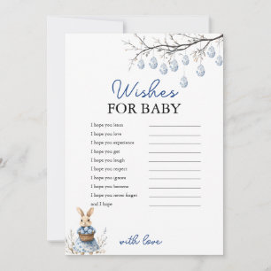 OsterChinoiserie Wünsche für Babyduschkarte Feiertagskarte