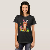 Ostercockapoo Hund Bunny Egg Jagd Cockapoo Eas T-Shirt (Vorne ganz)