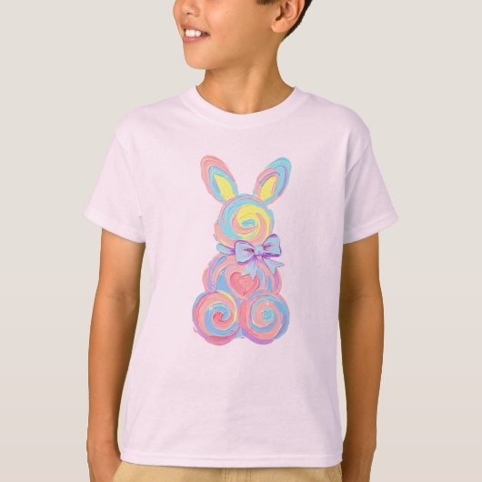 Ostercotton Candy Bunny T-Shirt (Vorderseite)