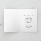 Ostercovid 19-Ostersonne mit Toilettenpapier Karte (Innenseite)