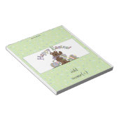 Ostercreme-Bar Wrapper-Gastgeschenk-Geschenk Notizblock (angewinkelt)