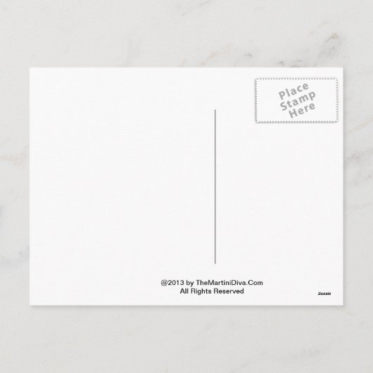 Ostercreme Ei Martini Rezept Postkarte (Rückseite)