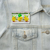 Osterdekoration - Ostereier und Küken Namensschild (Beispiel)