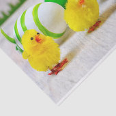 Osterdekoration - Ostereier und Küken Seidenpapier (Ausschnitt)